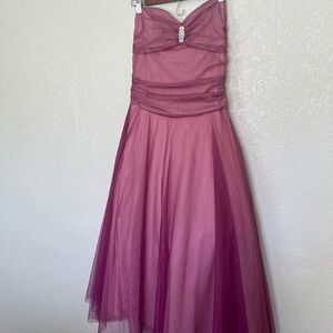 Kiki USA Strapless Pink Dress